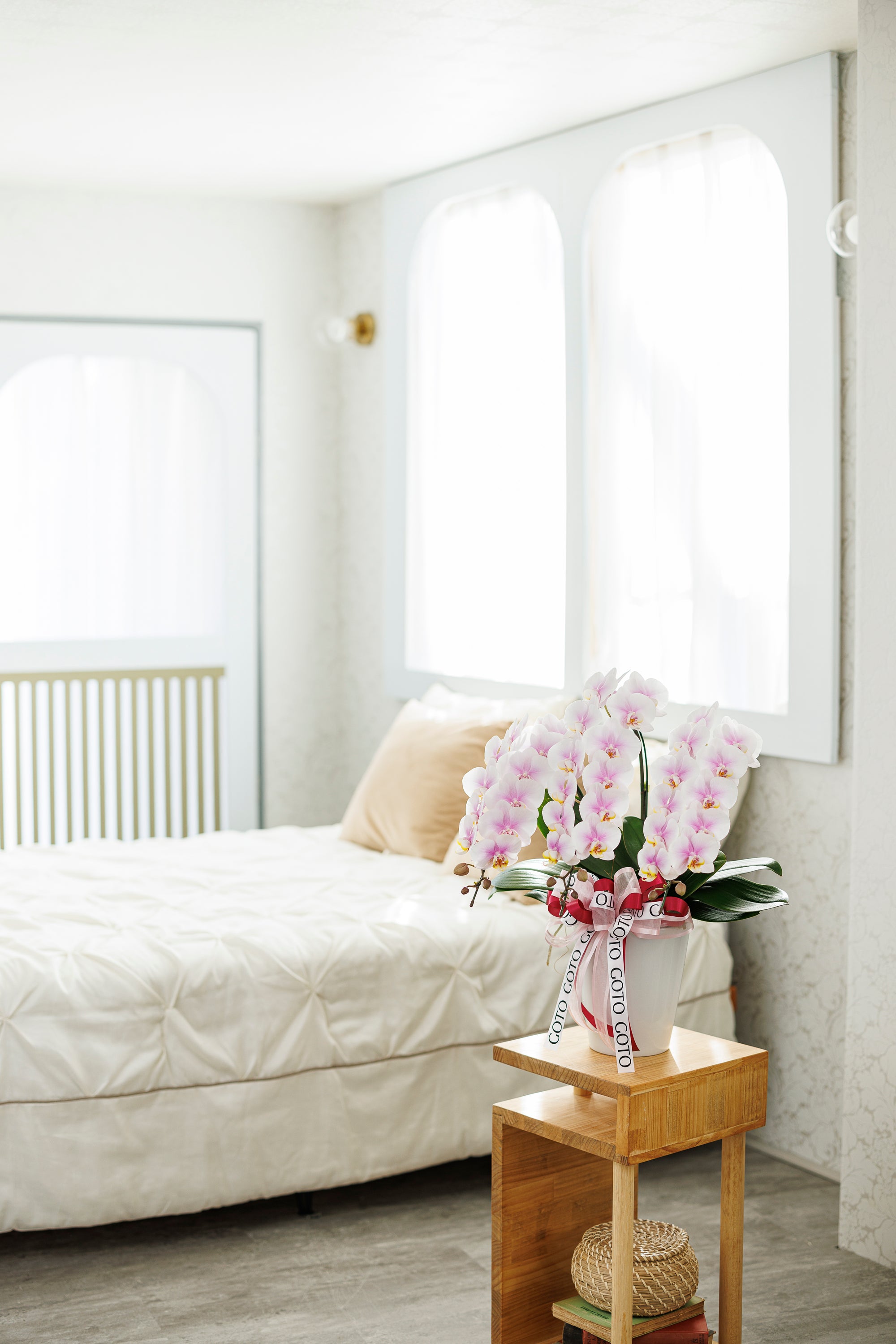 ミニ胡蝶蘭ピンク3本立丨Blushing Elegance - Small《ブラッシングエレガンス・スモール》