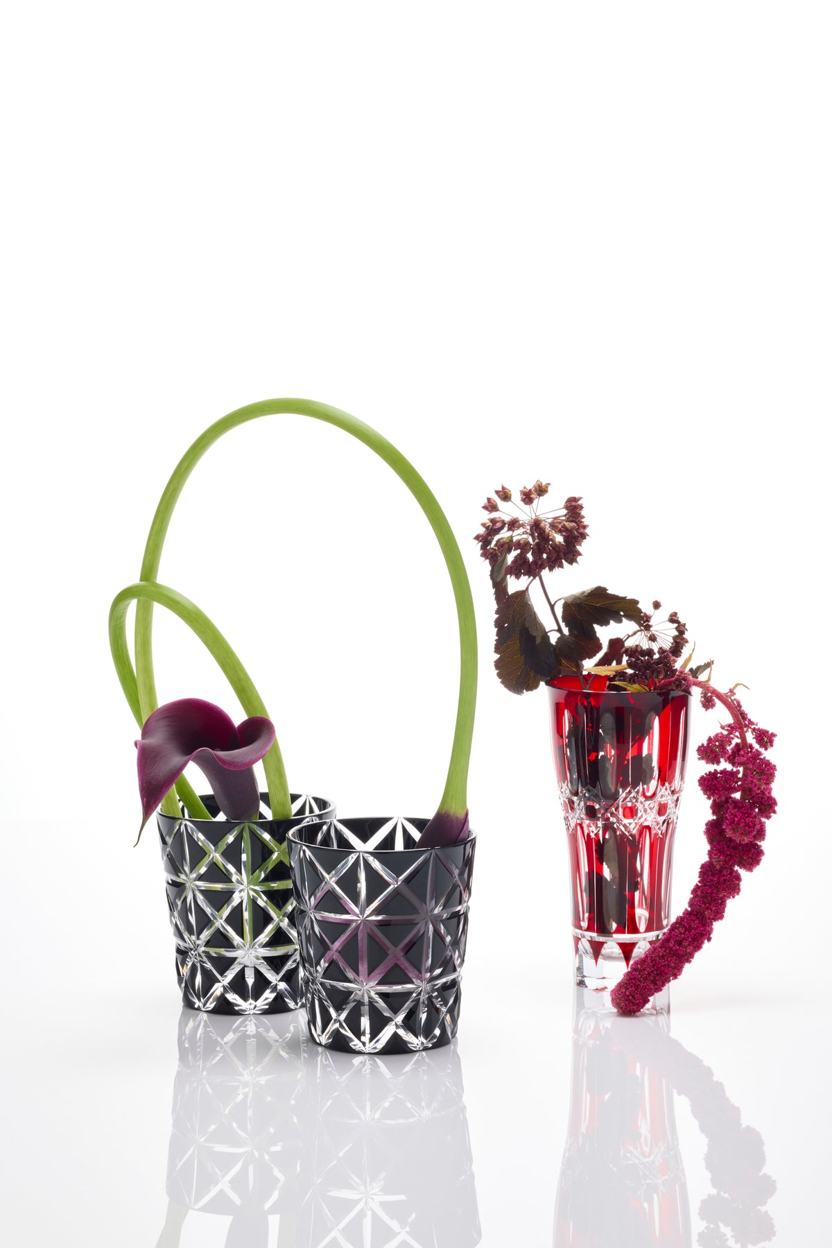 Ruby Facet Vase 《ルビーファセット・ベース》
